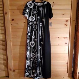 Lularoe Maria, size S, Noir Collection, floral